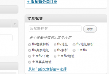 WP Auto Keywords：wordpress自动生成tag标签插件